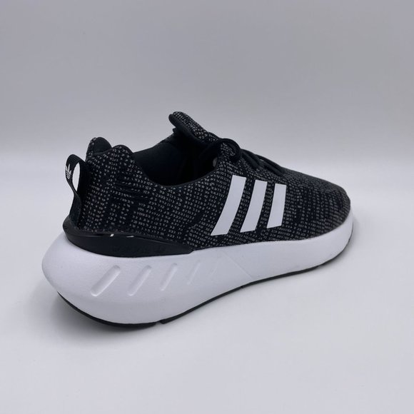 adidas Swift Run 22 Black / White Womens Shoes - Picture 8 of 8